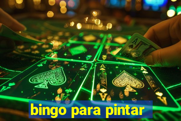 bingo para pintar