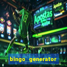 bingo generator with images