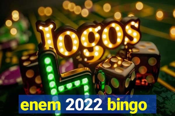 enem 2022 bingo