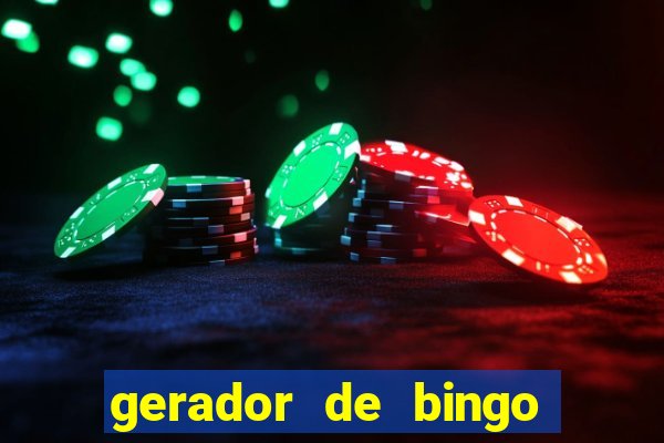 gerador de bingo cha de bebe