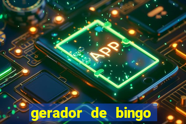 gerador de bingo cha de bebe