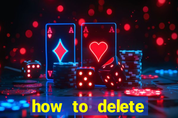 how to delete account in bingo plus