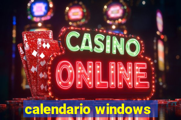 calendario windows