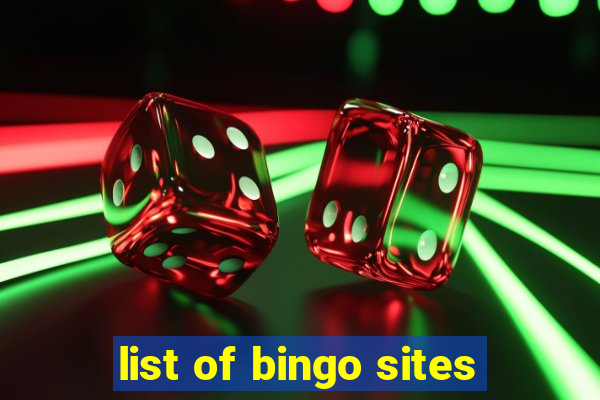 list of bingo sites