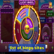 list of bingo sites