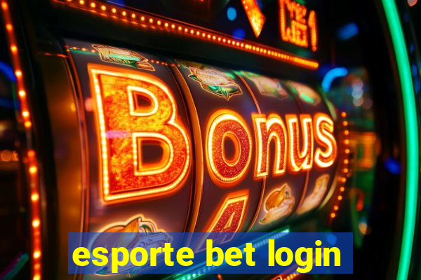 esporte bet login