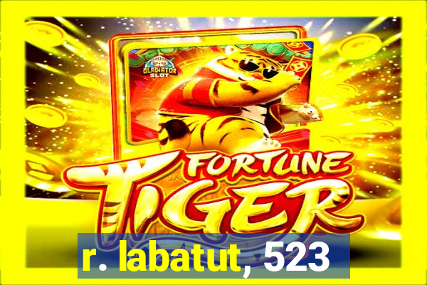 r. labatut, 523