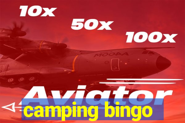 camping bingo