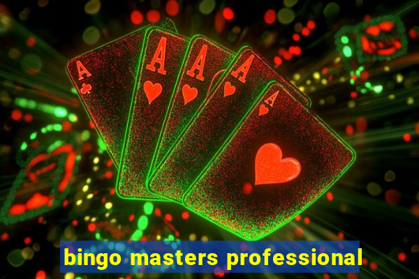 bingo masters professional