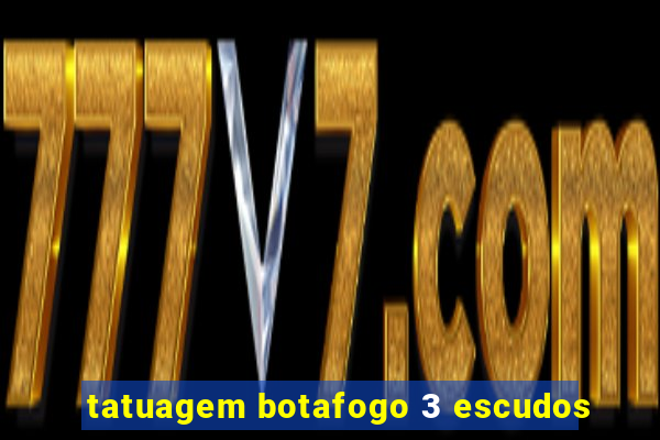 tatuagem botafogo 3 escudos