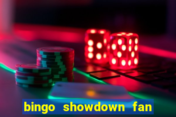 bingo showdown fan page freebies