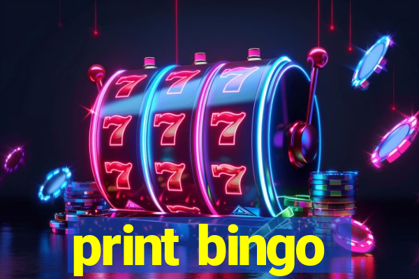 print bingo