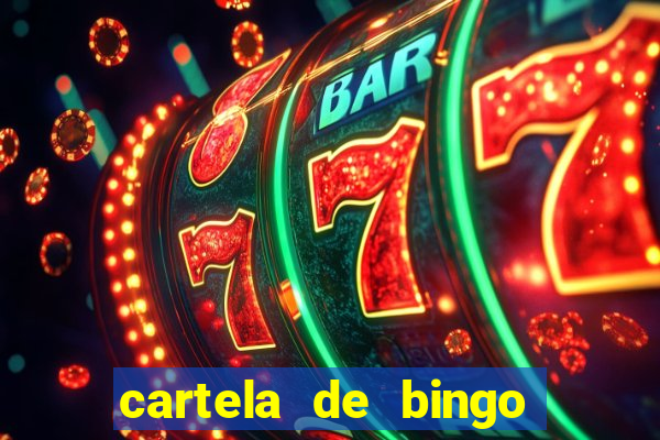 cartela de bingo cha de panela