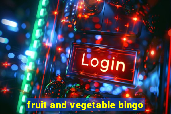 fruit and vegetable bingo