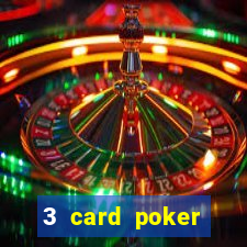 3 card poker casino game