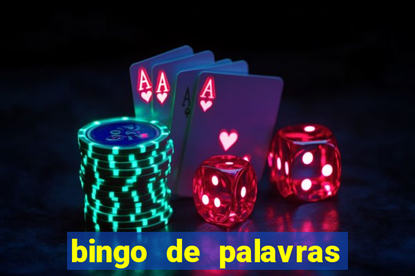 bingo de palavras de natal