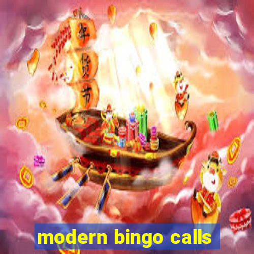 modern bingo calls