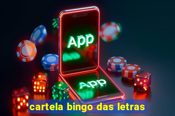 cartela bingo das letras