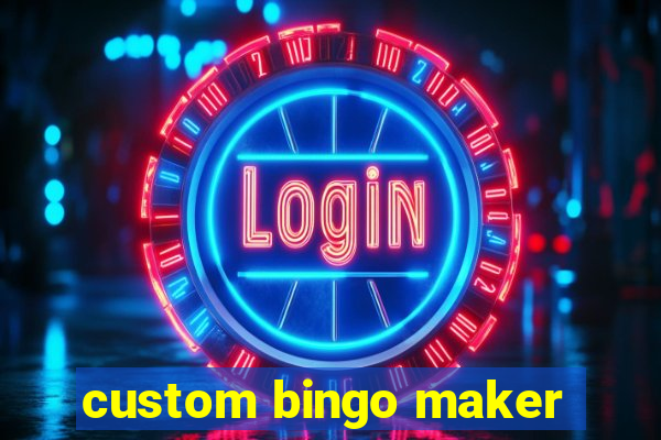 custom bingo maker