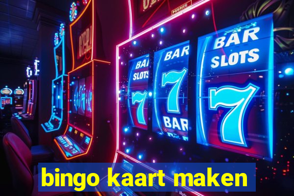 bingo kaart maken