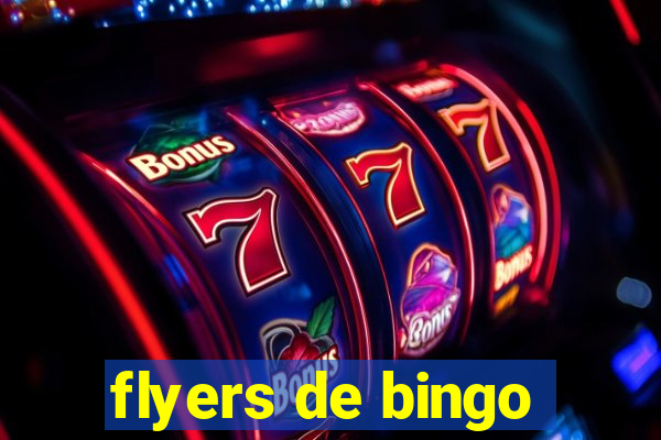 flyers de bingo