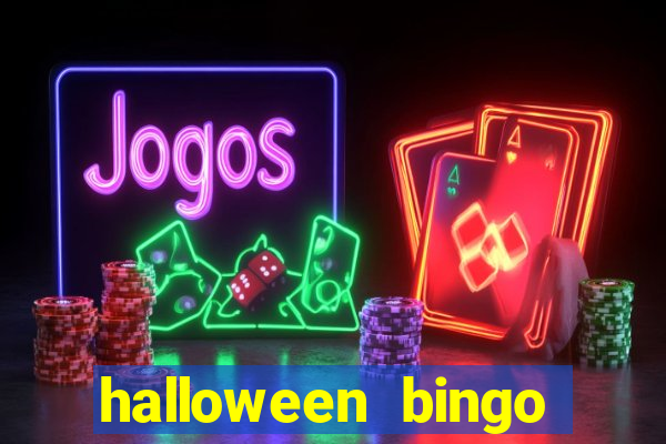 halloween bingo cards with numbers