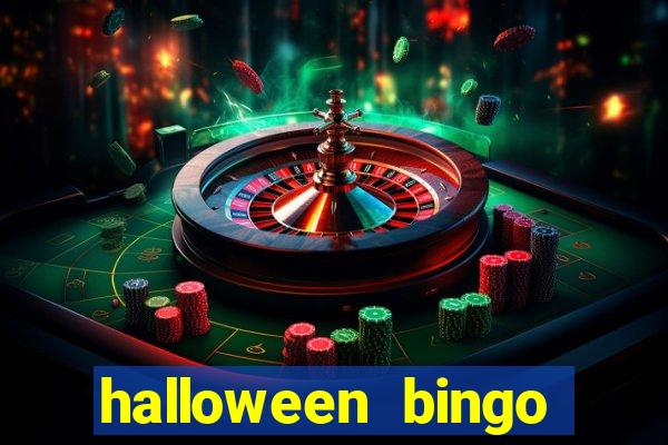 halloween bingo cards with numbers