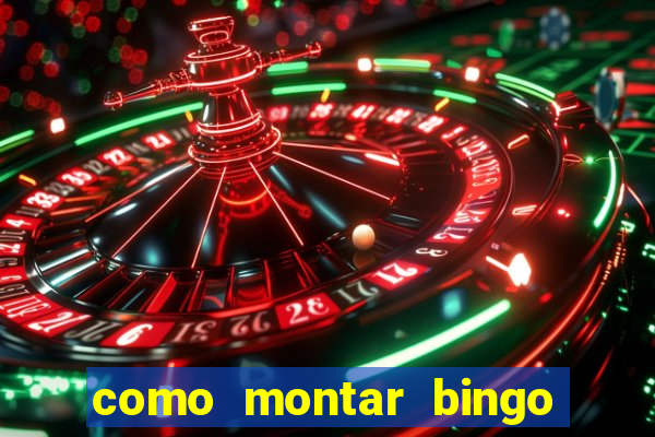 como montar bingo brinquedos toia