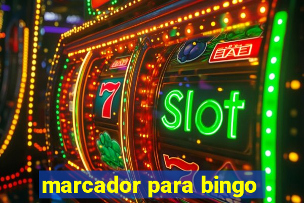 marcador para bingo