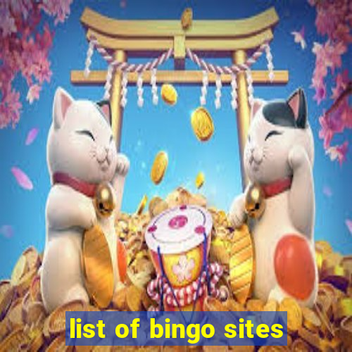 list of bingo sites