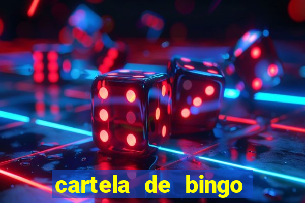 cartela de bingo cha de panela