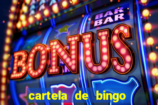 cartela de bingo cha de panela