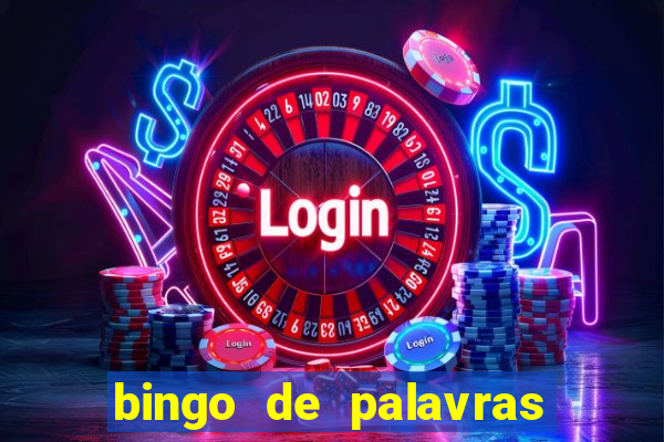 bingo de palavras de natal