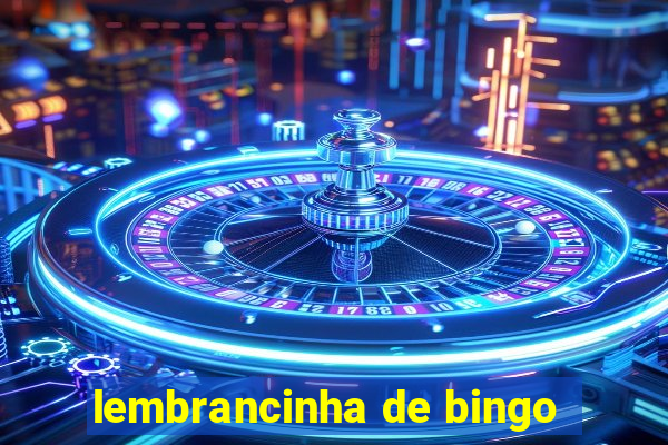 lembrancinha de bingo