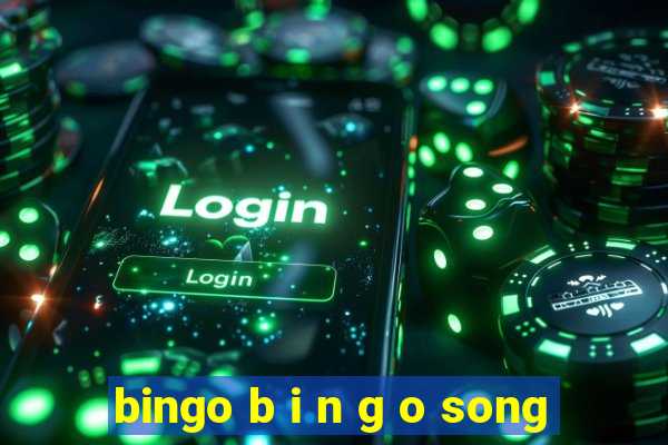 bingo b i n g o song